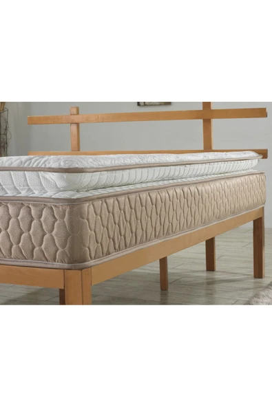 mubahyatak Ultra Ortopedik Aqua Pedli Paket Yaylı Peluş Tavşan Tüyü Kumaş Yatak - 4