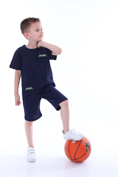 Pamuklu Çocuk T-Shirt-Şort 2'li Takım - 4