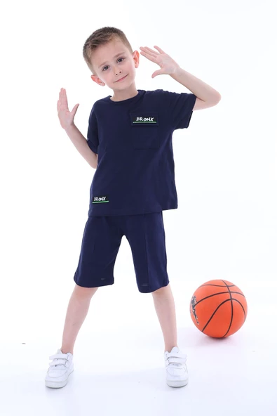 Pamuklu Çocuk T-Shirt-Şort 2'li Takım - 2