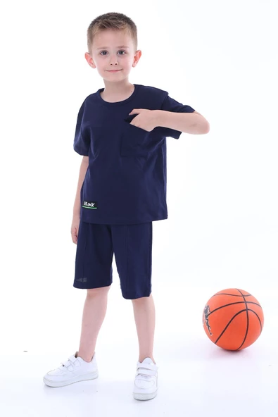 Pamuklu Çocuk T-Shirt-Şort 2'li Takım - 3