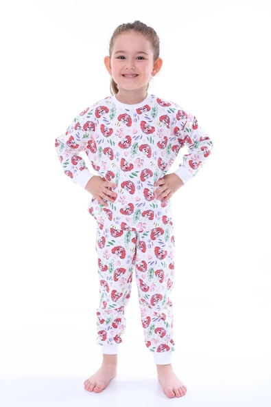 Skye Paw Patrol Desenli Kız Çocuk Pijama Takımı