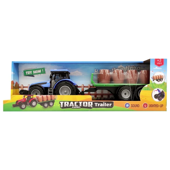 Aya Toys Pilli Fıçılı Traktör 40326 - 5