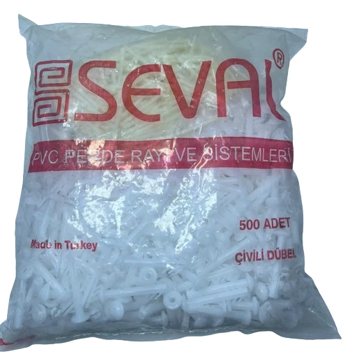 500 ADET SEVAL Çivili Dübel Del Çak - 2