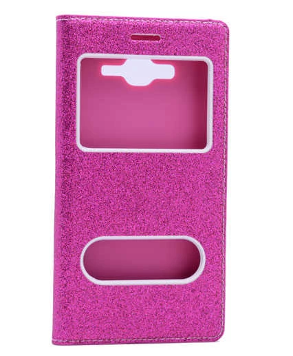 Galaxy Grand Prime G530 Kılıf Simli Dolce Kapaklı Kılıf - Resim 12