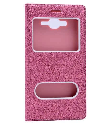 Galaxy Grand Prime G530 Kılıf Simli Dolce Kapaklı Kılıf - Resim 8