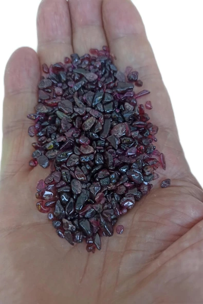 50 Gram Kırıktaş Lal, Garnet Deliksiz Minik Parçalar 554-1