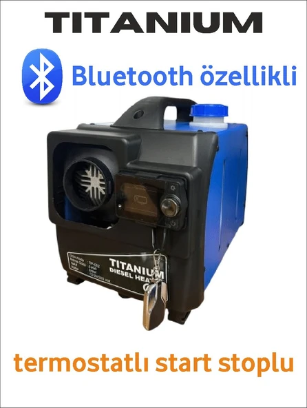 Titanium Çanta Tipi Webasto Dizel Isıtıcı Taşınabilir bluetooth,lu 12/24/220 Volt - 3