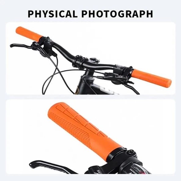 SARİSSA PVC Elcik Ergonomik Destekli Yapı Kolay Kavrama Kaymaz Bisiklet Elciği Mavi - 3