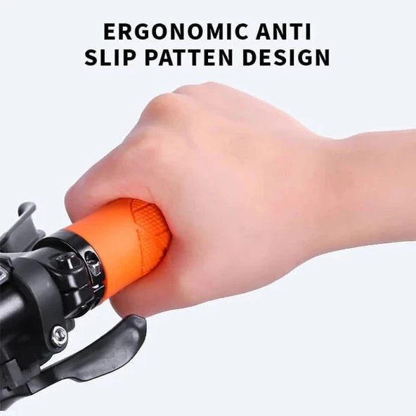 SARİSSA PVC Elcik Ergonomik Destekli Yapı Kolay Kavrama Kaymaz Bisiklet Elciği Mavi - 4