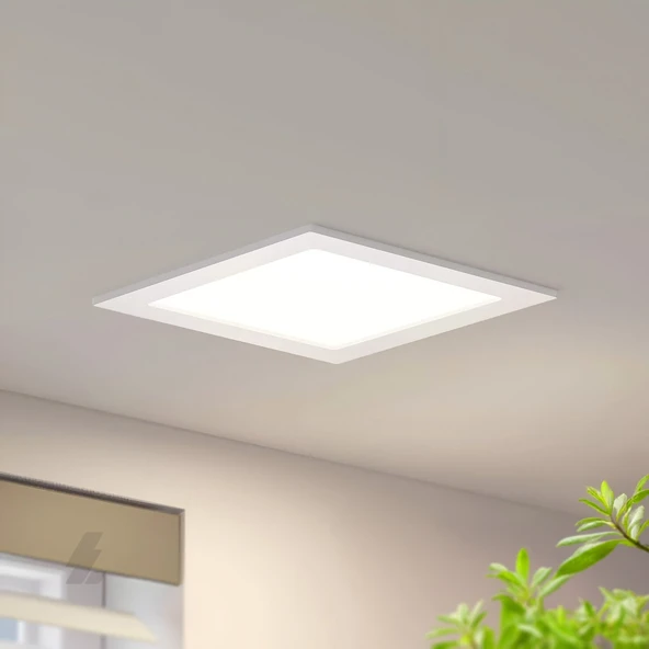 Sıva Altı Kare LED Panel Beyaz Kasa - 12W 3000K - Maxled MX-1032G