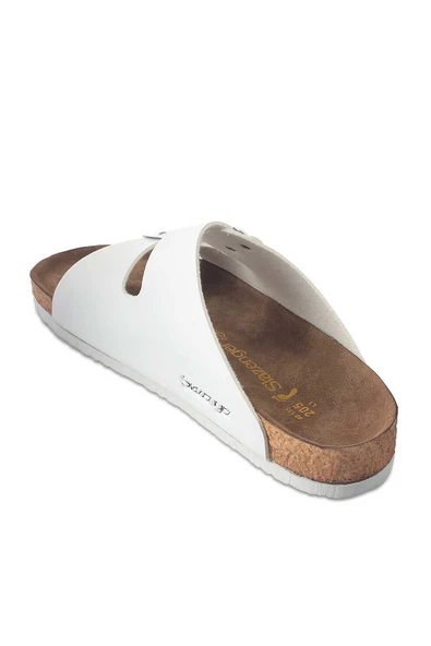Slazenger Lens Erkek Günlük Terlik Beyaz SA11SE010-000 - 2