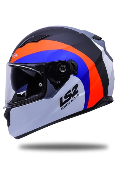 LS2 Stream Evo Loop Iı Mat Gri-mavi Kask