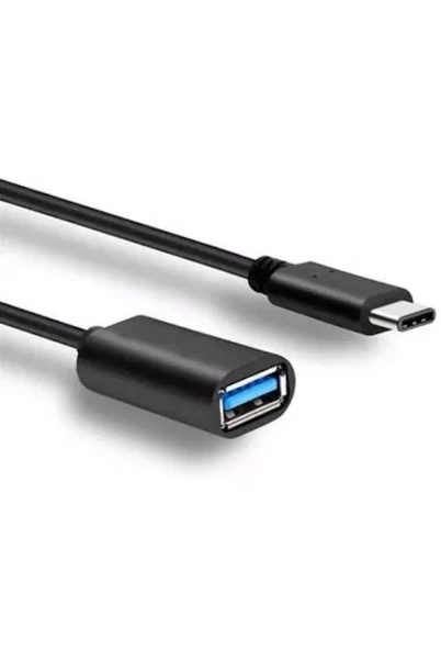 QASUL  Type C Usb 3.0 Otg Adaptör -    Çevirici Dönüştürücü Siyah - 2