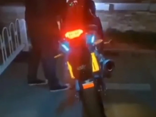 CF Moto 650 TK Motorsiklet 30 cm Kayar Led - 3