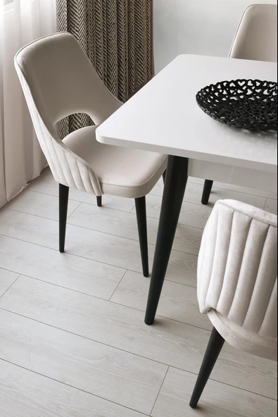 Çakıl MDF Yemek Masa 6lı Sandalye Takımı 90x145cm - 4
