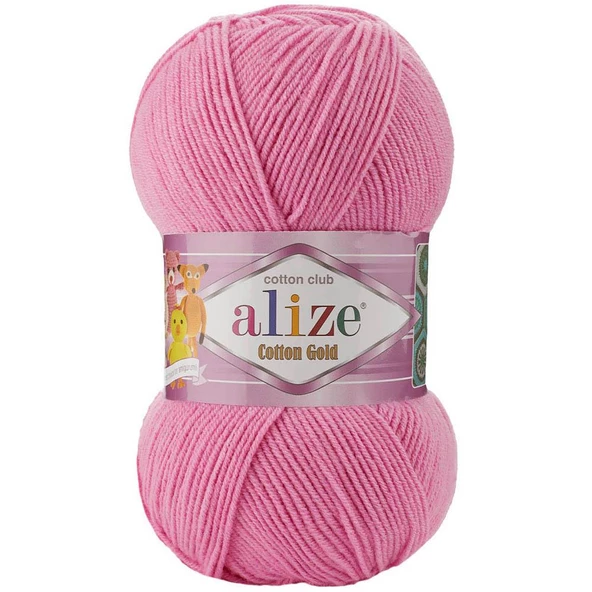 Alize Cotton Gold El Örgü İpi 264 Şeker Pembesi