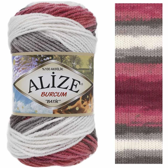 Alize Burcum Batik El Örgü İpi 1984