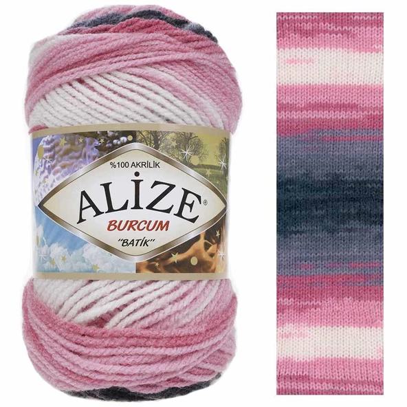 Alize Burcum Batik El Örgü İpi 1602