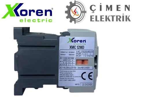 XKOREN 12A 5,5KW 24V DC Kontaktör 1NA XMC-12MD-10S/24V - 2