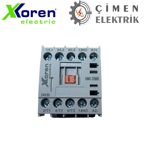 XKOREN 12A 5,5KW 24V DC Kontaktör 1NA XMC-12MD-10S/24V