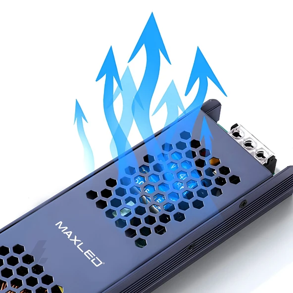 Slim Kasa LED Trafosu - 12V 10A 120W - Maxled MX-3024 - 4