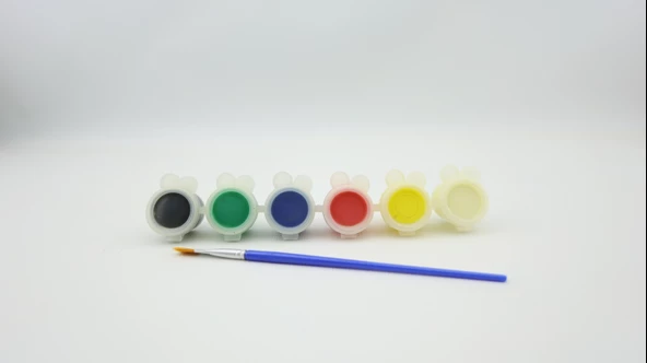 Luga Atölye Su Bazlı Akrilik Boya Ahşap Boyası Hobi Seti - 5