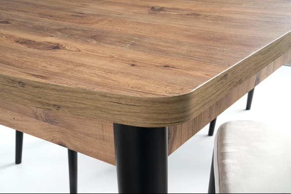 Milano Mdf Açılır Mutfak Masa Sandalyeli Takım 75*130cm - Resim 4