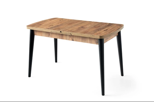 Milano Mdf Açılır Mutfak Masa Sandalyeli Takım 75*130cm ürün görseli 1