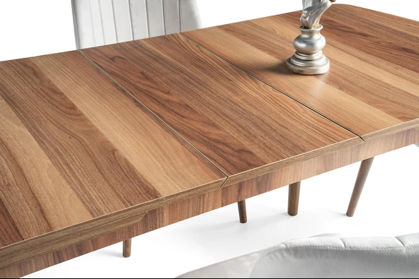 Milano Mdf Açılır Mutfak Masa Sandalyeli Takım 75*130cm - Resim 8