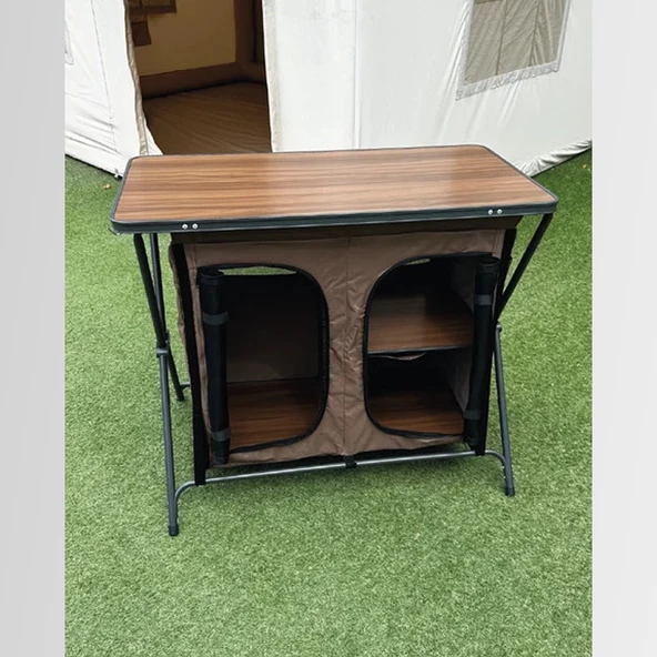 Nurgaz NG C156 Campout Çift Kapılı Kamp Mutfağı - 3