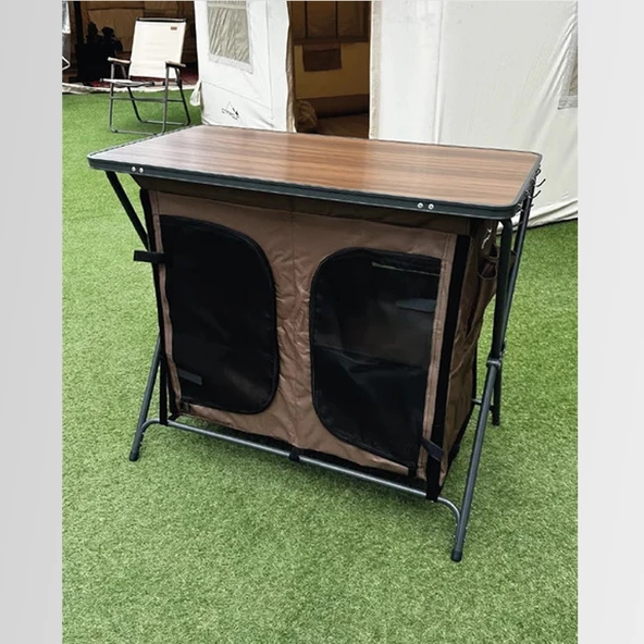 Nurgaz NG C156 Campout Çift Kapılı Kamp Mutfağı - 4