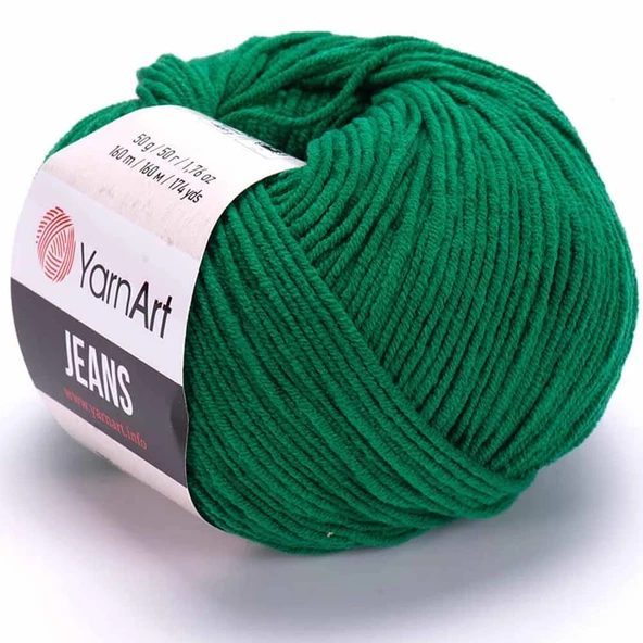 Yarnart Jeans Örgü İpi 52 Yeşil