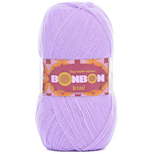 Bonbon Kristal Örgü Lif İpi 98332 Açık Eflatun