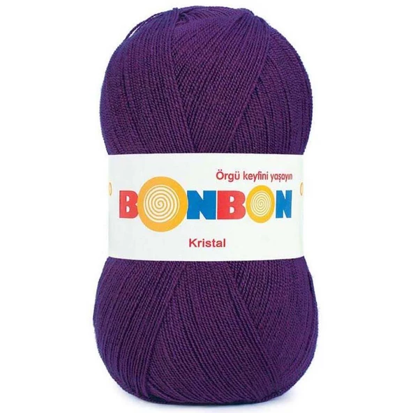 Bonbon Kristal Örgü Lif İpi 98290 Mor