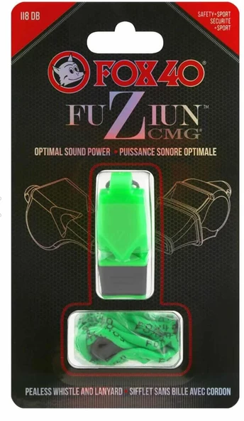 Fox 40 Fuziun Cmg Düdük Neon Yeşil - Ipli 8603-1408 - 4