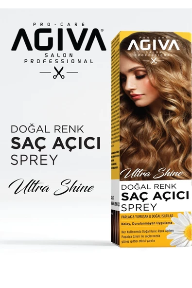Agiva Saç Açıcı Sprey Doğal Renk 150 Ml