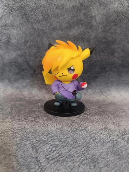 Pokemon Pikachu Naruto Anime Karakter 9 cm Figür Biblo 16895