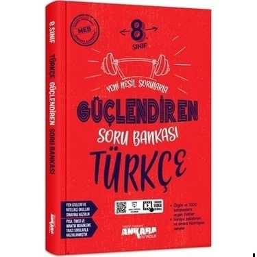 Ankara Yayıncılık 8.Sınıf Güçlendiren Matematik .. Parağraf .. Fen ..Türkçe soru bankası - 2