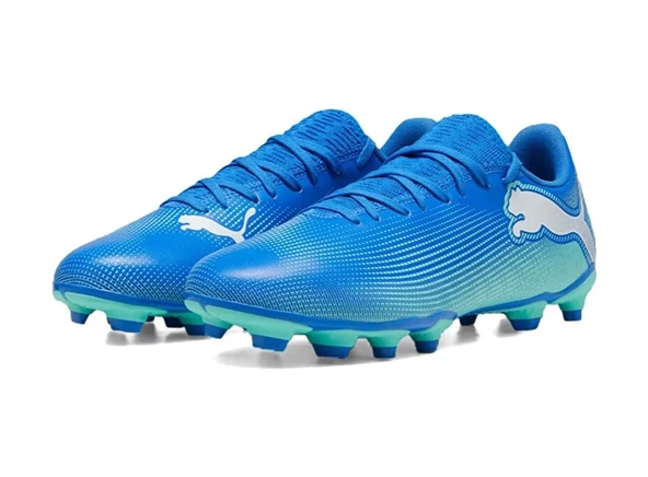 Puma Future 7 Play Fg/Ag Erkek Mavi Futbol Krampon 10793901 - Resim 4