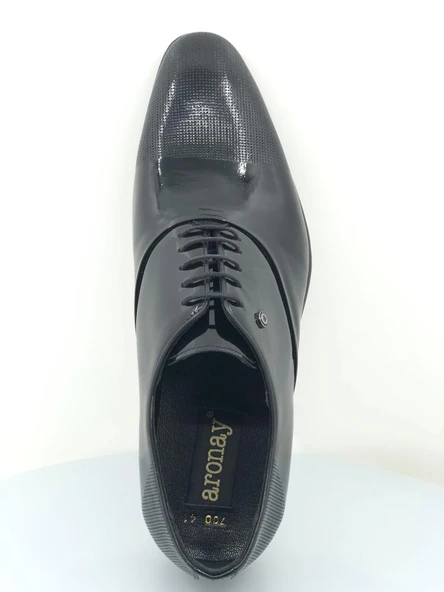 Aronay Bağcıklı Jurdan Kösele Erkek Klasik Ayakkabı - Resim 4