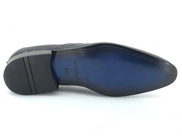 Aronay Bağcıklı Jurdan Kösele Erkek Klasik Ayakkabı - Resim 5