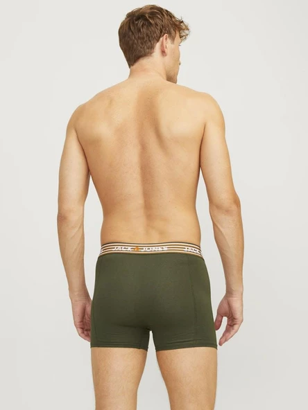 Jack Jones Darvın Solıd 3 Lü Paket Erkek Boxer 12260070 - 4