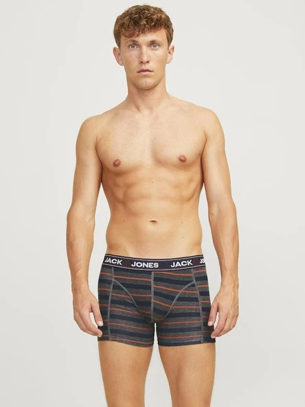 Jack Jones John 3 Lü Paket Erkek Boxer 12260059 - 2