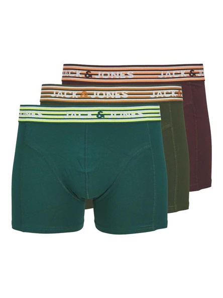 Jack Jones Darvın Solıd 3 Lü Paket Erkek Boxer 12260070