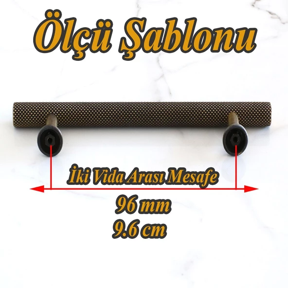 Mobilya Kulp 96 mm Antik Sarı Metal Çekmece Mutfak Dolabı Dolap Kulpları Kapak Kulpu Kulbu - Resim 3