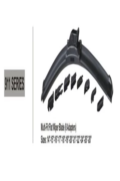 91121 Universal 8 Adaptörlü 21 Inç / 530 mm Muz Silecek - 2