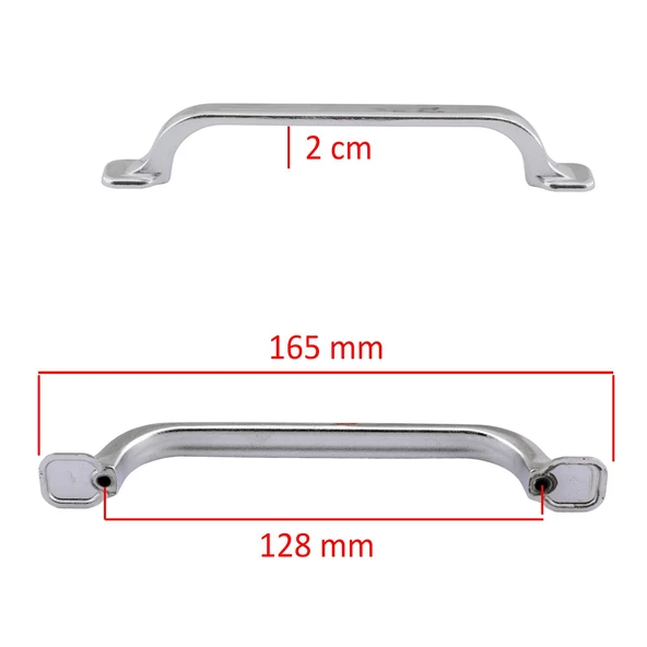 Mobilya  128 mm Krom Metal Kulp Mutfak Dolabı Çekmece Dolap Kapak Kulpu Kulbu - Resim 2