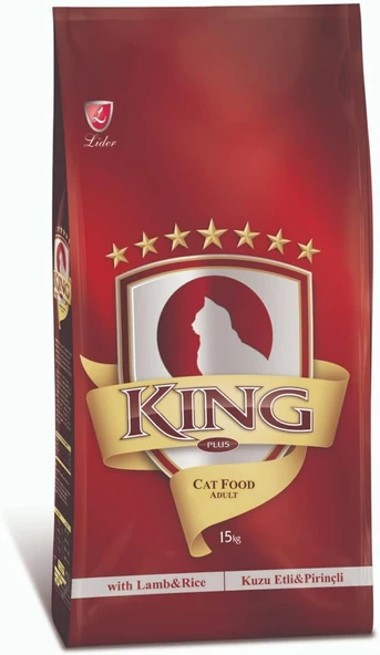 King Kuzulu Ve Pirinçli Yetişkin Kedi Maması 15 Kg