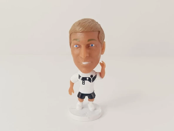 Futbolcu 3D Figür Futbol Yıldızı Biblo 6.5 cm Nostalji Ev Ofis Dekor Oyuncak
