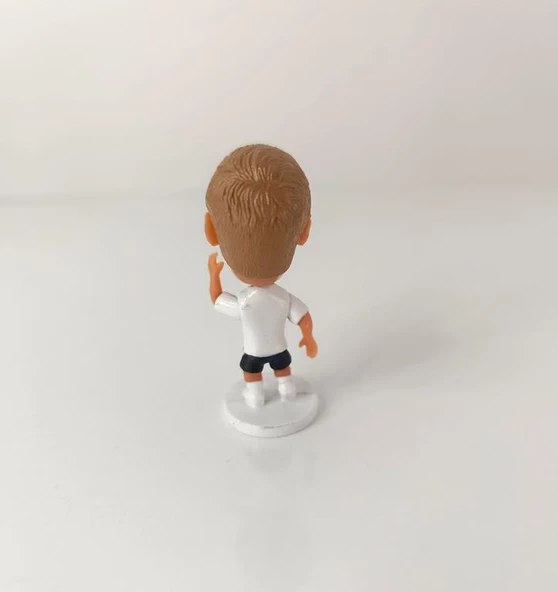 Futbolcu 3D Figür Futbol Yıldızı Biblo 6.5 cm Nostalji Ev Ofis Dekor Oyuncak - 3
